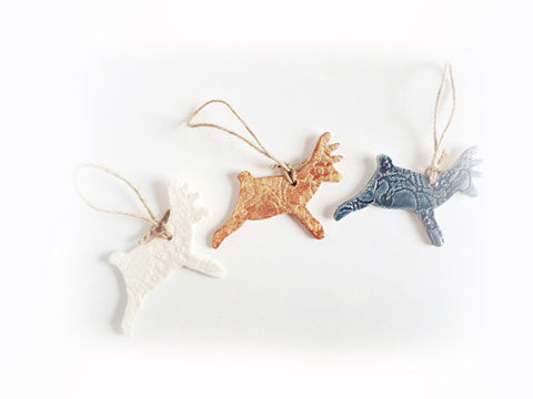 Christmas decoration- Deer jumping